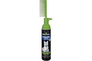 FURminator Deshedding Foam Comb for Cats | Tub-Free Odor-Reducing Grooming Comb