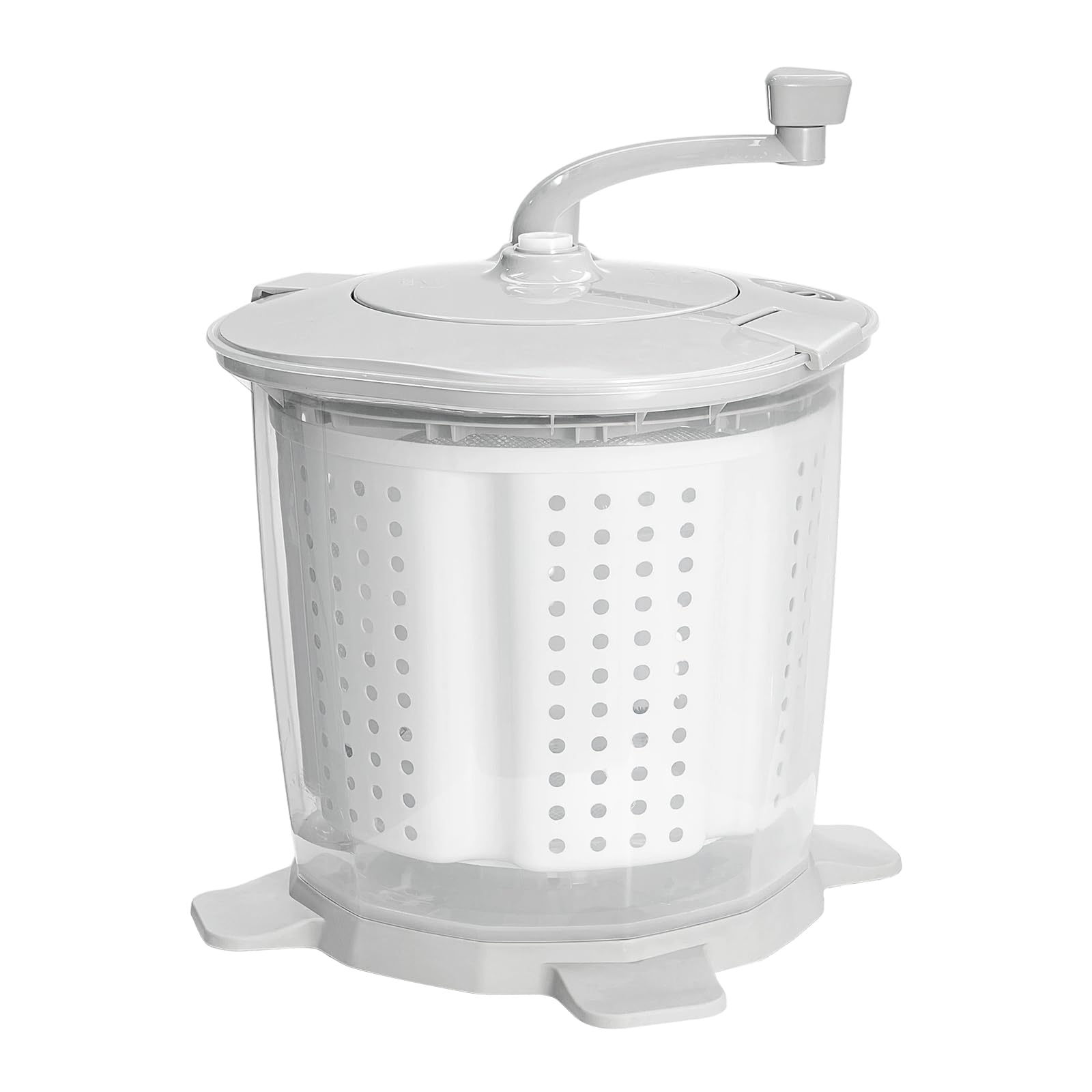 GREENSAPPIRE Portable Mini Hand Crank Washing Machine and Spin,2 In1 Washing Machine With Dehydration Basket,No Electricity Required, for Dormitory Apartment