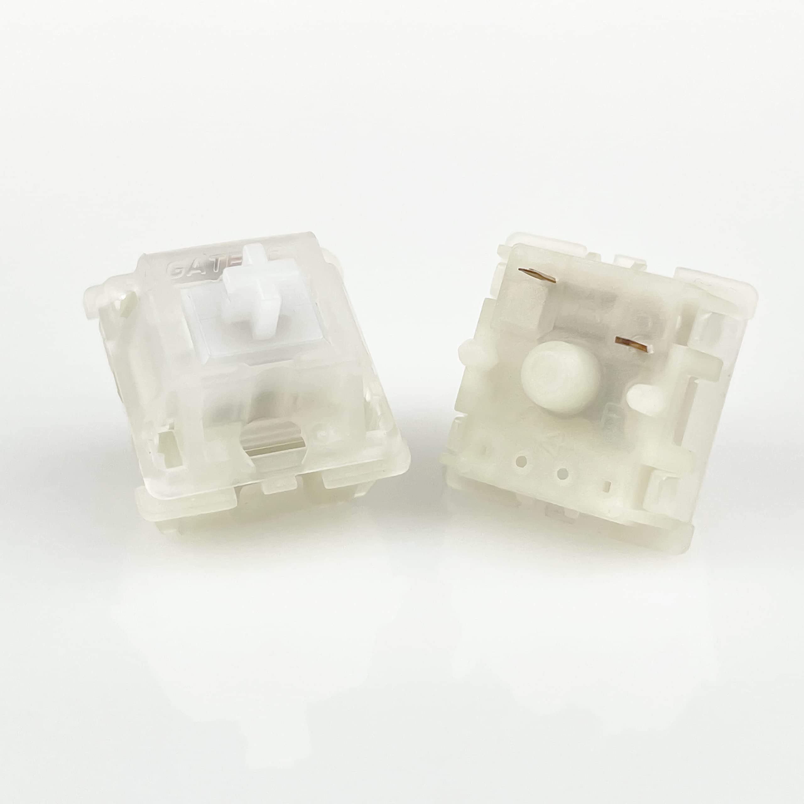 DRAOZA Gateron Milky Yellow przełącznik 5-pinowy kompatybilny z mechaniczną klawiaturą do gier MX, ks-3, przełącznik krosowy, klawiatura, czarny, czerwony, brązowy, niebieski, zielony, żółty, 72 szt.