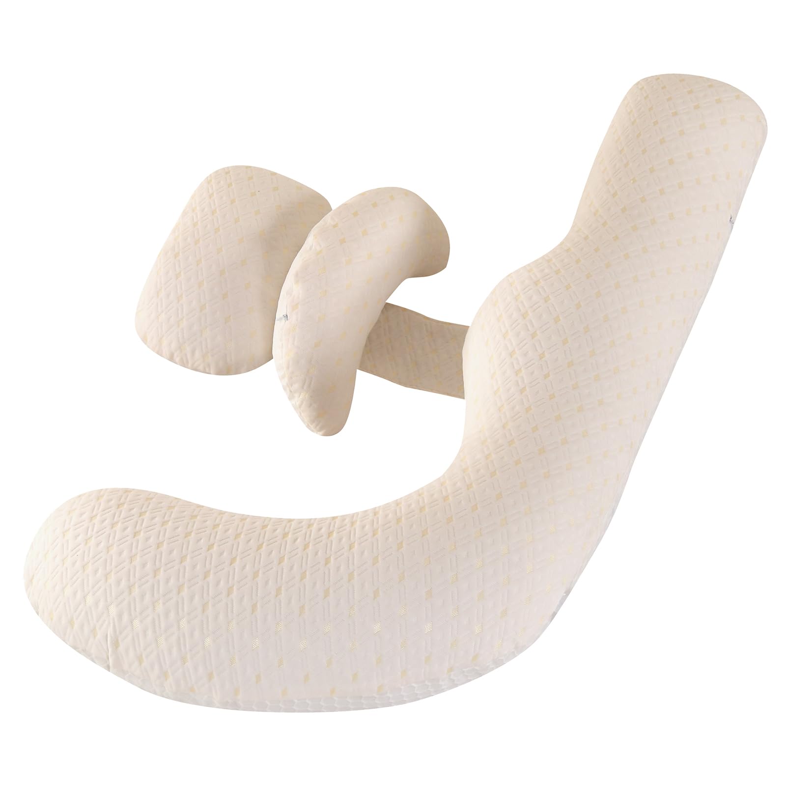 GKXLH Pregnancy Pillow, Pregnancy Pillows for Sleeping Support for Back Hips, Legs