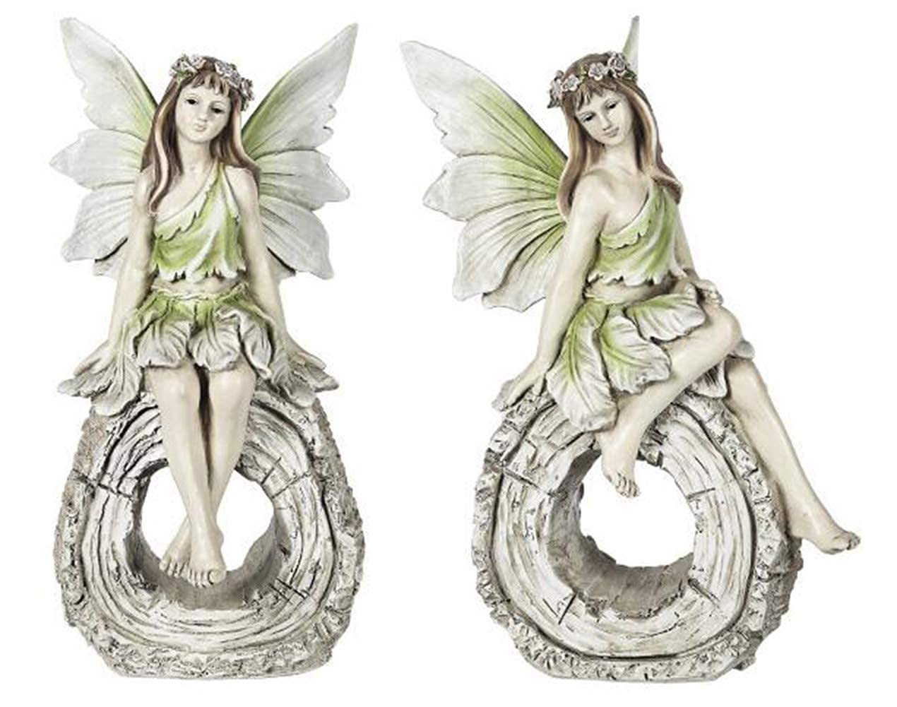 Amazon.co.jp: リビングルームの装飾品、ガーデンエルフ像、フラワー