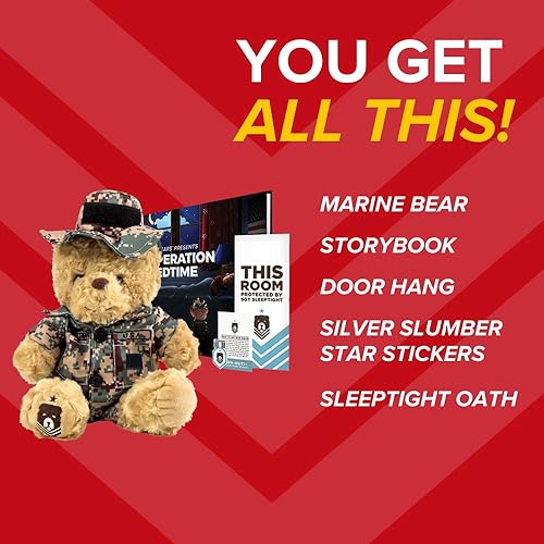 Miniatura 5 de ZZZ Bears SGT Sleeptight - Oso de peluche marino con libro de cuentos y sistema de sueño, regalo reconfortante para niños marinos, ayuda con la