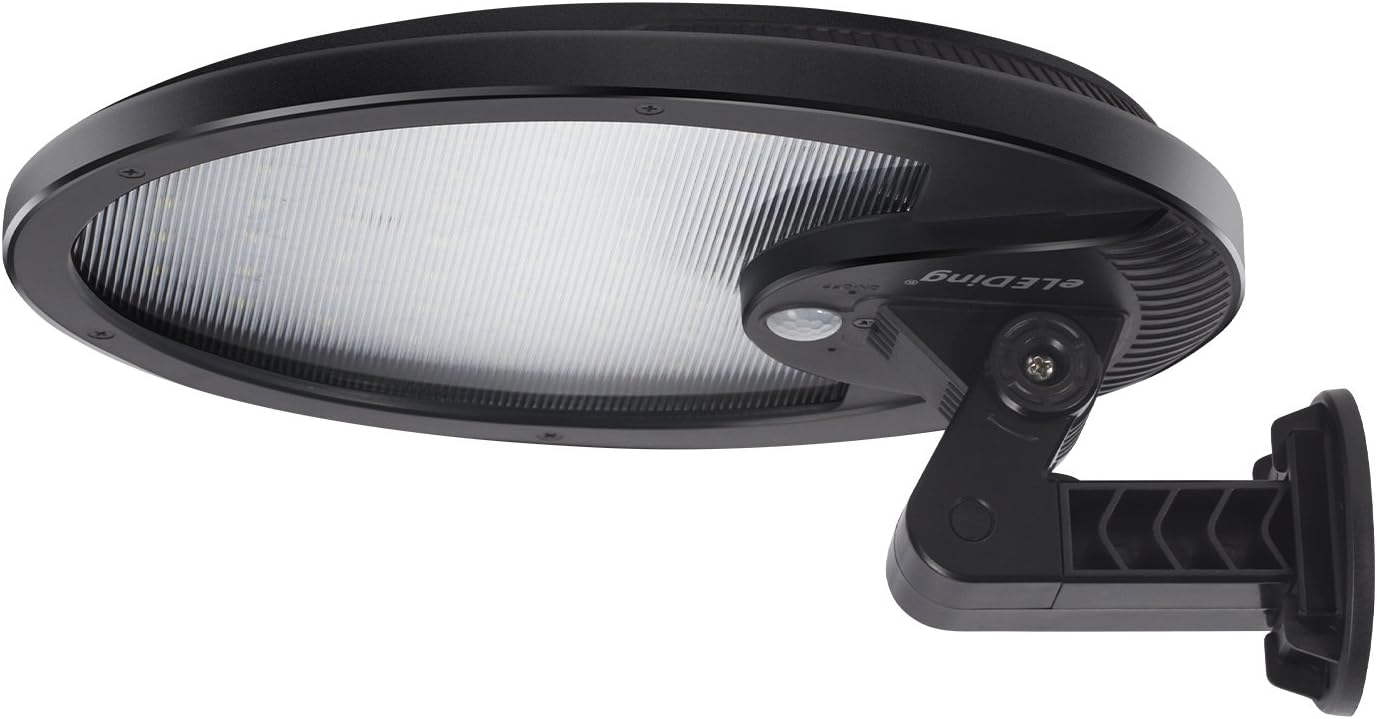 Solar Lights Outdoor - eLEDing Super Bright 56 LED Solar Powered Motion Sensor Wireless Security Wall Lights With IP65 Waterproof & Rotatable Angle 0-80 Degree For Garage, Patio, Garden, Driveway, Yard, Fence, Path