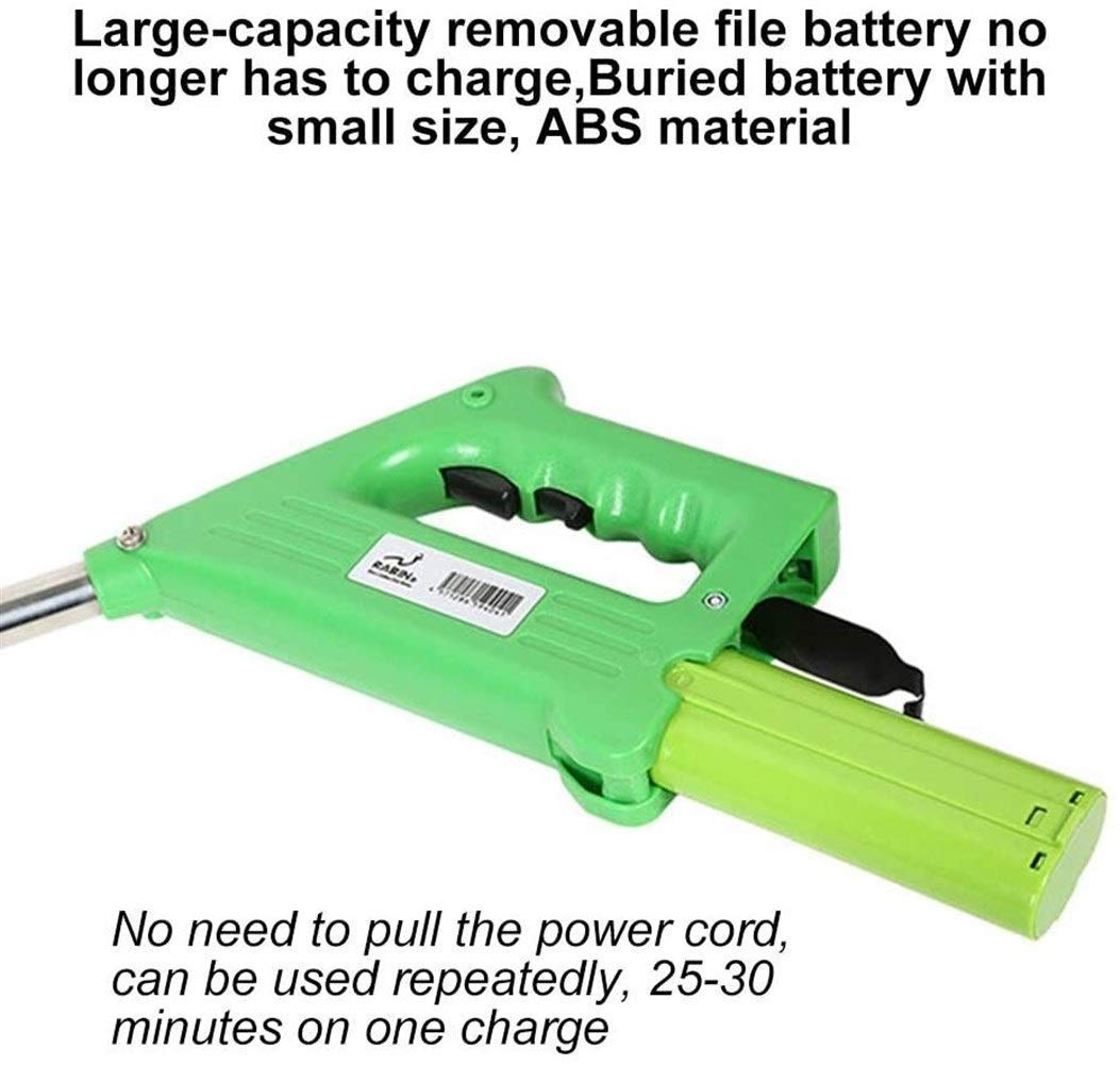 Tosaerba rotanti Tagliaerba a Batteria con Batteria da 20 Ah Tagliaerba Elettrico per Uso Domestico con Ruota ausiliaria Tosaerba Leggero