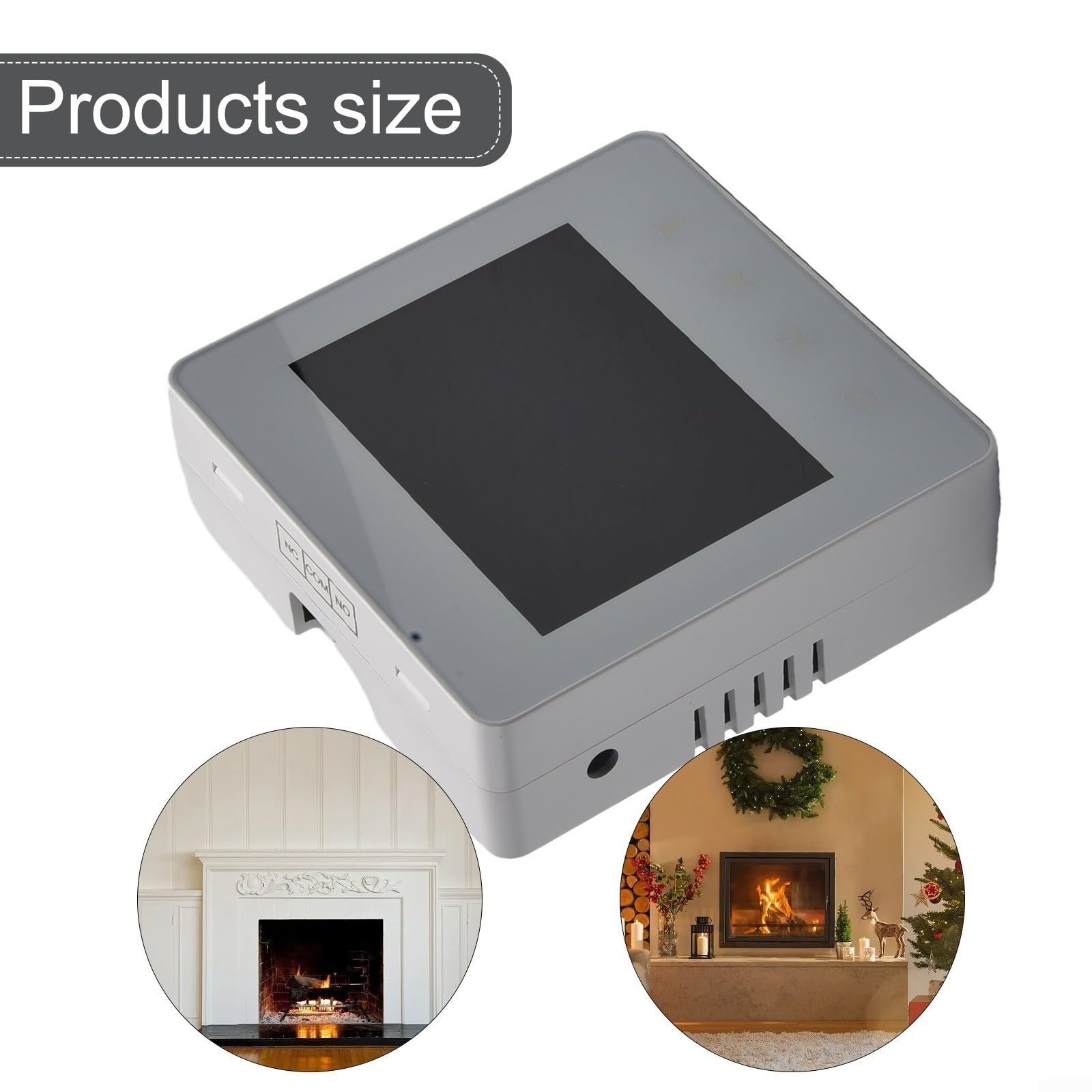 Smart Thermostat für Tuya, Smart WiFi Thermostat für ZigBee, Touchscreen-Thermostat angetrieben durch Batterie, Fußbodenheizungstemperaturregler, Thermostat fussbodenheizung