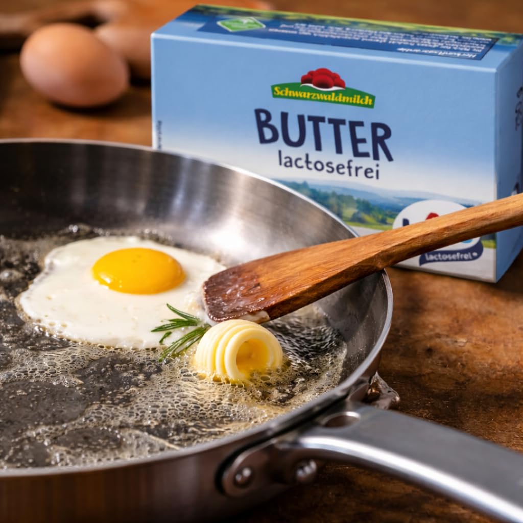 LAC Laktosefreie Butter 250 g – Mild & Cremig, Ohne Laktose, Ideal zum Backen, Kochen & Streichen, 16 Packungen á 250 g