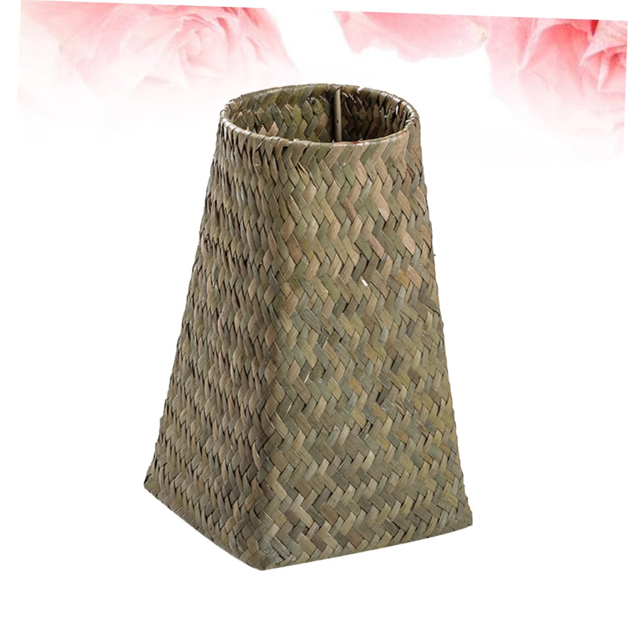 DECHOUS 3stücke Rustikaler Handgewebter Blumenvasen-Topf Rattan Dekorative Trockenblumen-vase Für Kreative Arrangements Für Und Ländliche Einrichtung Zufällige Farben