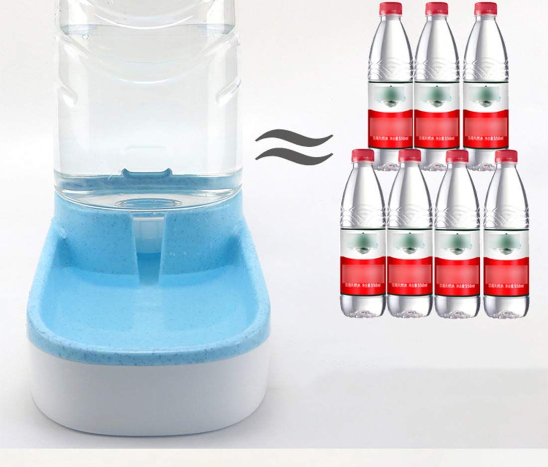 Mascotas Gatos Perros Riego Automático Y Alimentador de Alimentos 3.8 L con 1 Dispensador de Agua Y 1 Alimentador Automático para Mascotas