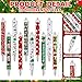YXSJAS 40 Pcs Christmas Mini Spiral Notebook&Xmas Ballpoint Pens,Santa Claus Elk Pocket Notepad Memo Pad Assorted Patterns Xmas Pens Christmas Gifts for Christmas Holiday School Reward Bag Stuffer