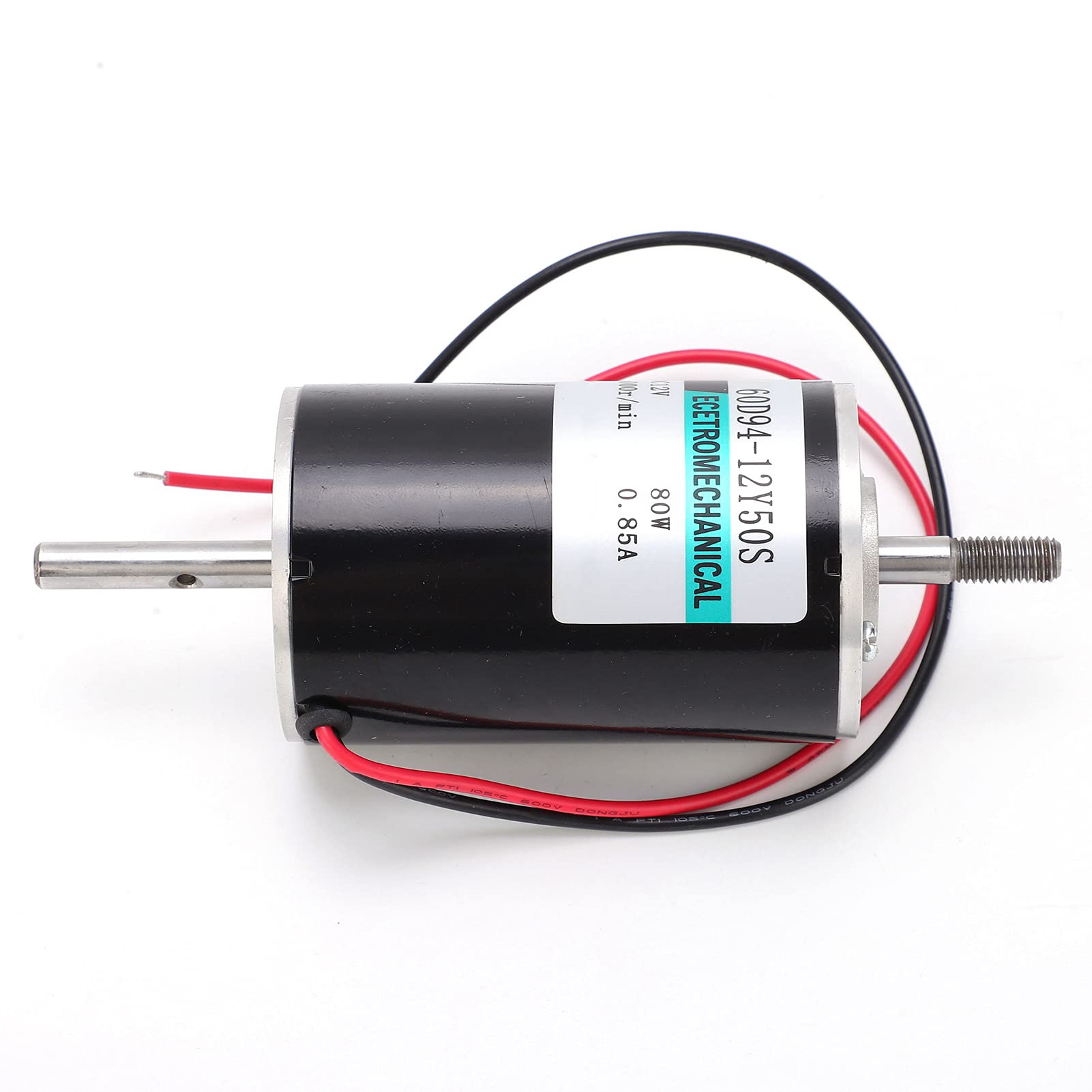 AMONIDA Micromotor CC de Alta Velocidad de 80 W con Regulación de Velocidad para Máquinas de Corte y Herramientas de Pulido (sin soporte)