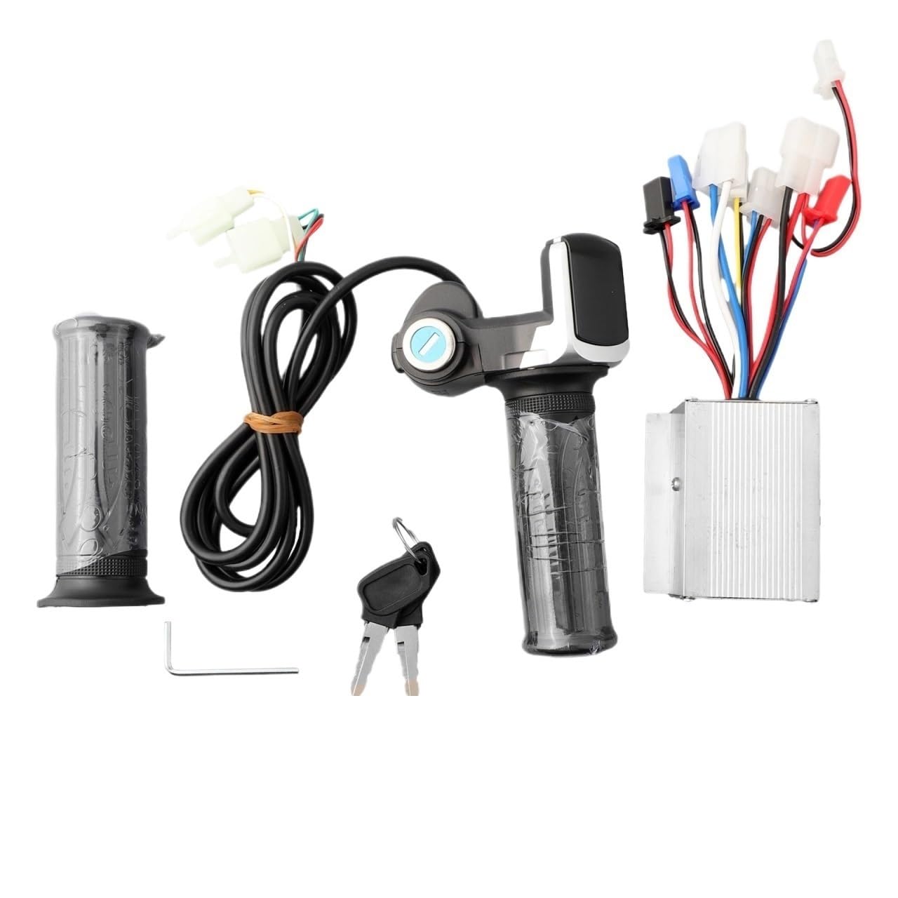 Centralina Monopattino Elettrico 1×Kit impugnatura acceleratore controller spazzolato bicicletta 24V/36V/48V 250W/350W/500W/1000W Set di retrofit e-bike for scooter elettrico