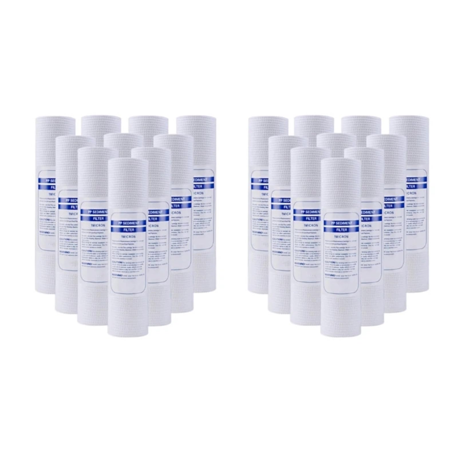 10 Stück Sediment-Wasserreiniger, vordere Filterkartusche, Ersatz-Polypropylen-Sedimentfilter, PP-Baumwollfilter 517C(5 micron)
