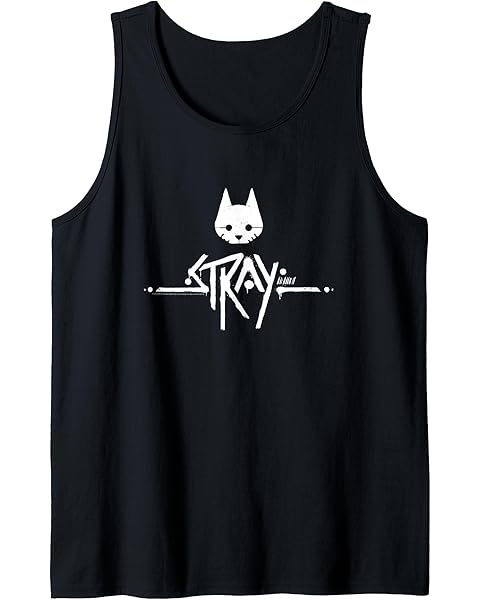 Stray Cat Head and Logo Tank Top