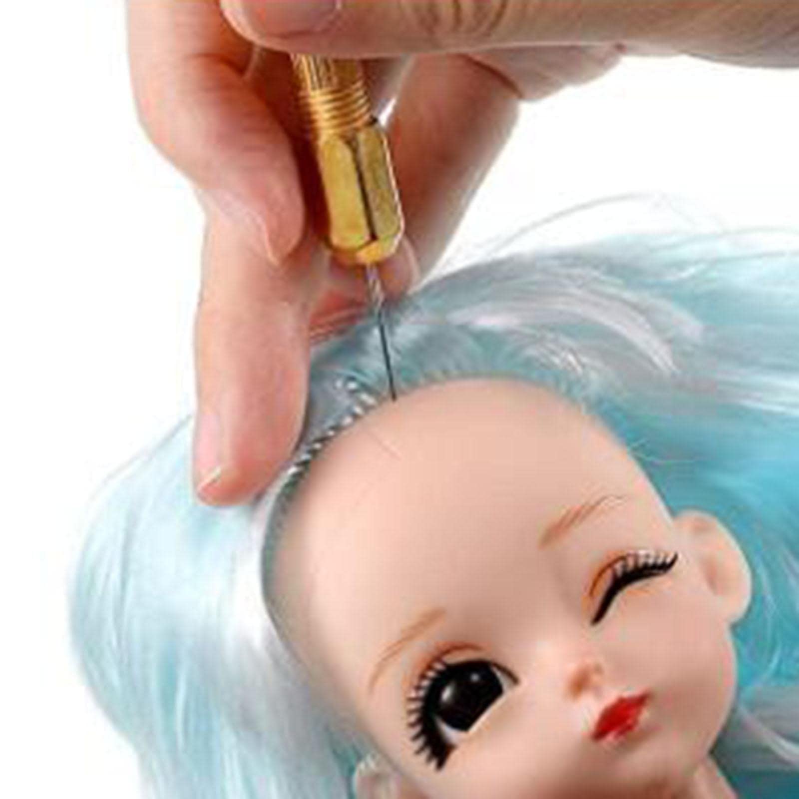 CALANDIS™ Doll Hair Rerooting Tool for Doll Hair DIY Supplies Beginners Girls 1x0.6mmNeedle 1x Rod | Other Makeup Tools & Accs | Makeup Tools & Accessories | Makeup-image-17