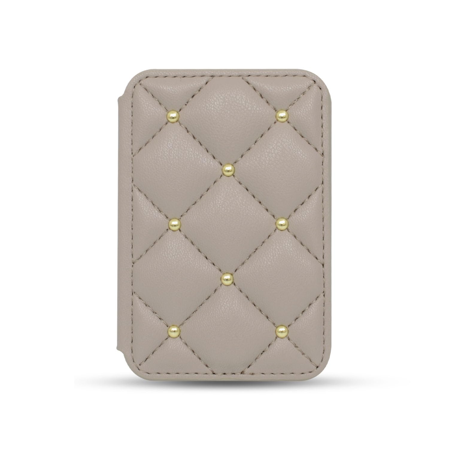 【 CECIL McBEE 正規品 】MagSafeカードケース 3枚収納 M-factory カードホルダー iPhone マグセーフ用マグネット iPhone17/16/15/14/13/12シリーズ対応 セシルマクビー ブランド マグセーフカードケース (モカ)
