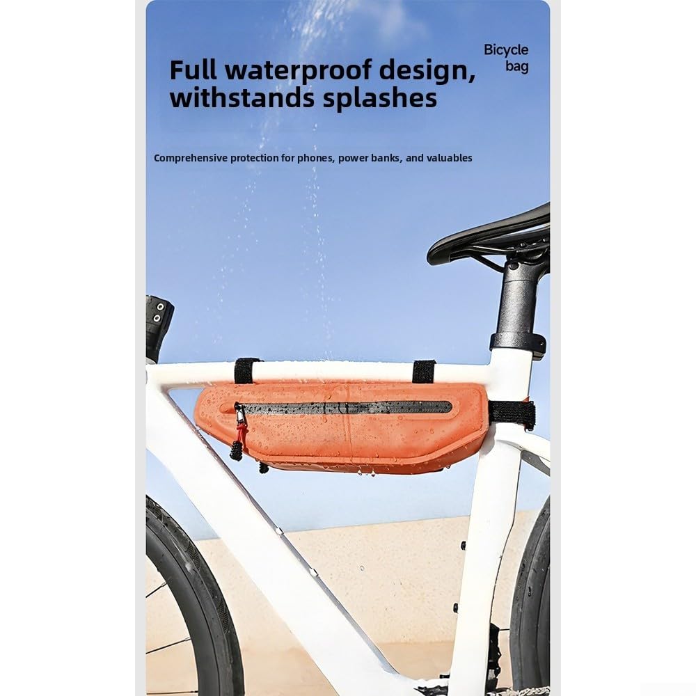 Besttoolifes Bolsa Bicicleta 36x9.5cm Nylon Impermeable Ligera