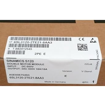 6SL3120-2TE21-8AA3 New and Sealed in Box 6SL31202TE218AA3
