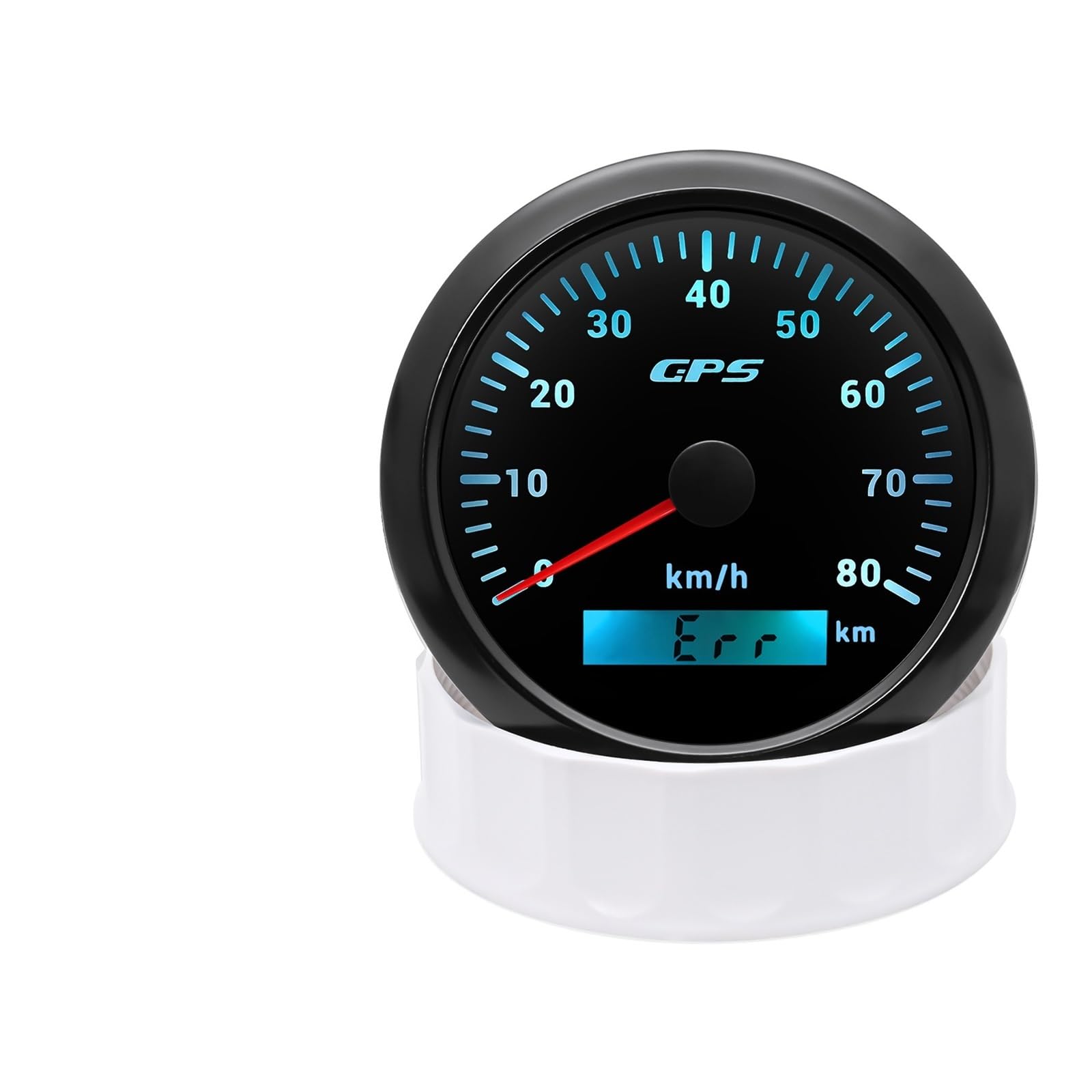 Velocímetro Digital para motocicleta, barco, coche, camión, 9-32 | Velocímetro GPS de 7 colores, 30/60/80/120/200 km/h, 85 mm, con antena GPS para motocicleta, barco, coche, camión, 9-32 V