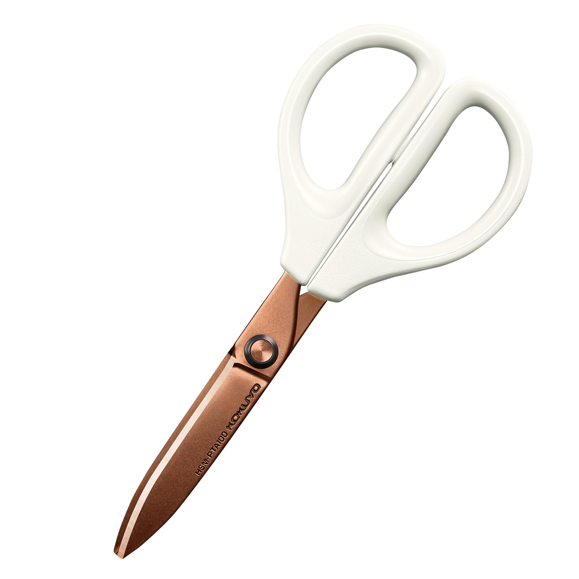 Kokuyo Scissors Saxa Titanium Glueless Blade White HSM-PTA100W : Hobbies