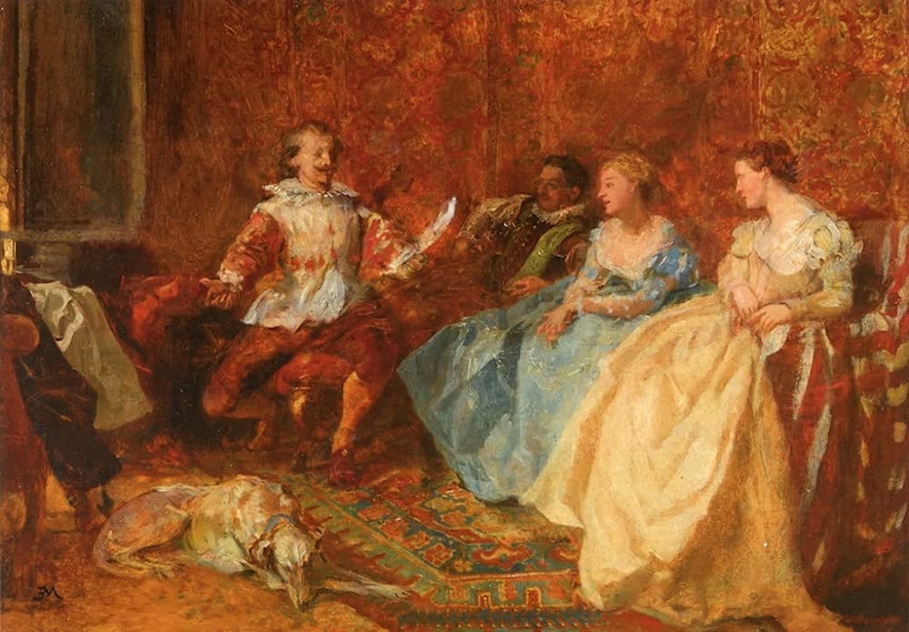 Décoration murale Il Circolo Dei Poeti Meissonier affiche impression d'art