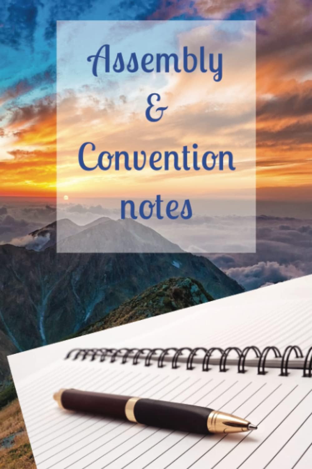 Assembly & Convention Notes | Notebook for Jehovah's Witnesses Assemblies and Conventions: Note-taking made easy with this beautiful notebook for JWs!