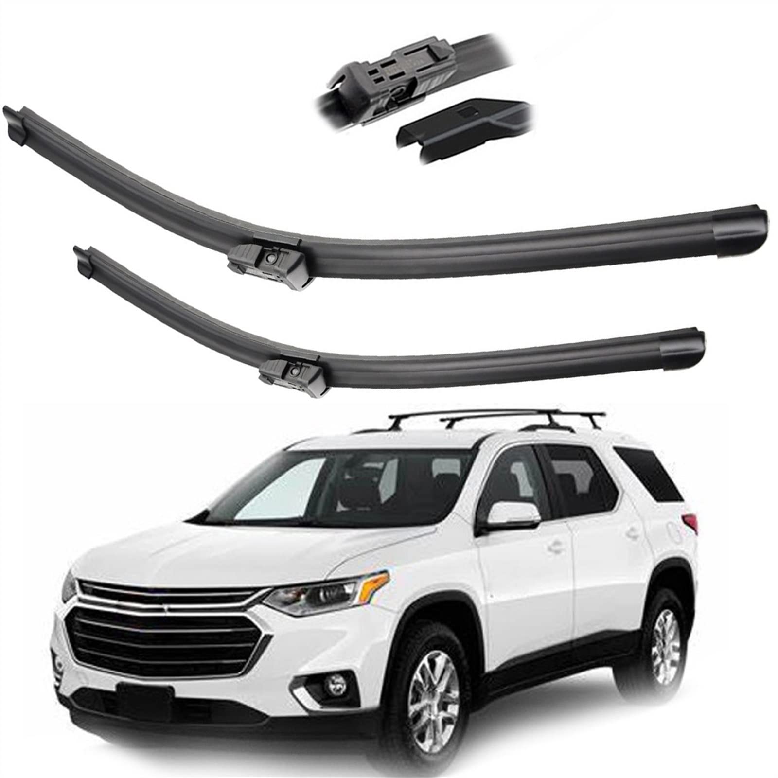 Essuie-glace avant pour Chevrolet Traverse 2009-2011 | Lot de 2 balais d'origine