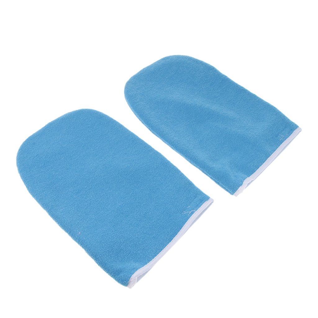 1 Pair Soft Cotton Paraffin Hand Care Wax SPA Bath Gloves Heat Preservation Gloves, Blue| Spas Baths & Supplies| Nail Manicure Pedicure |Health Beauty-image-19