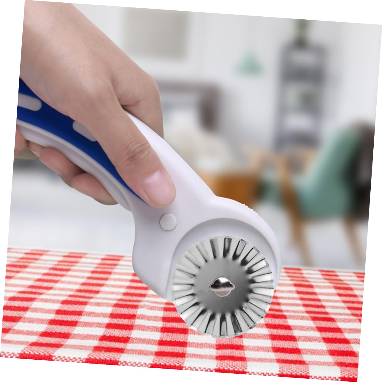 Ciieeo 14piezas Cuchillas De Corte Rotativas Con Estuche De Almacenamiento Cuchillas Para Manualidades Tela Cuero y Papel Acero Rectas Con Rayas Onduladas