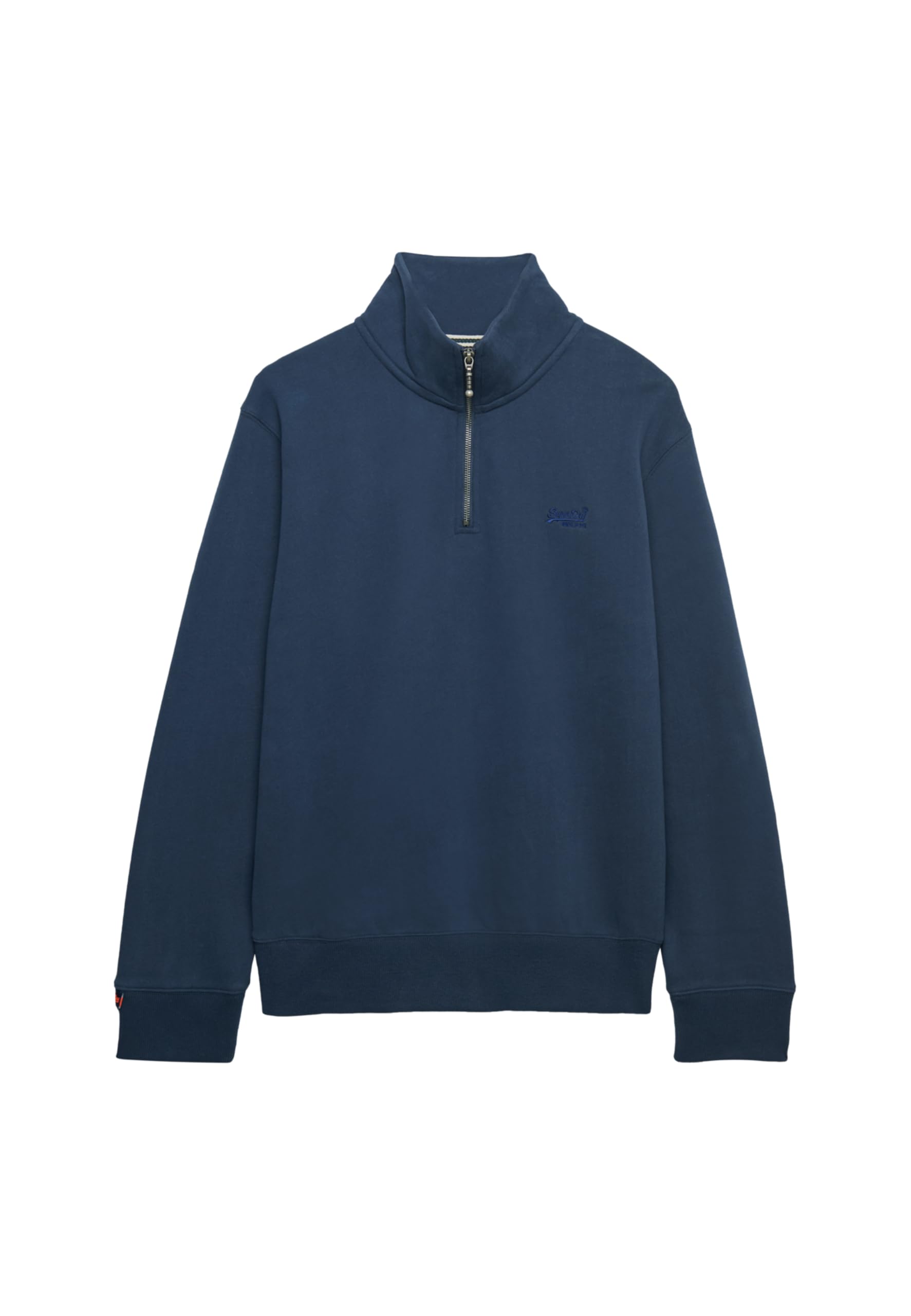 Superdry Men's Bleu Sweatshirt Essential Logo Henley