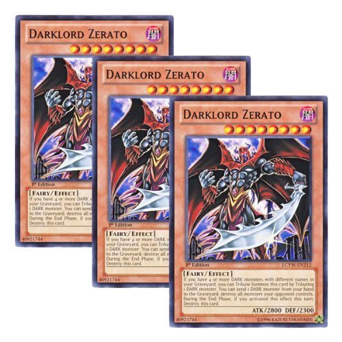Amazon.co.jp: ☆ 3枚セット ☆遊戯王 英語版 LCYW-EN212 Darklord