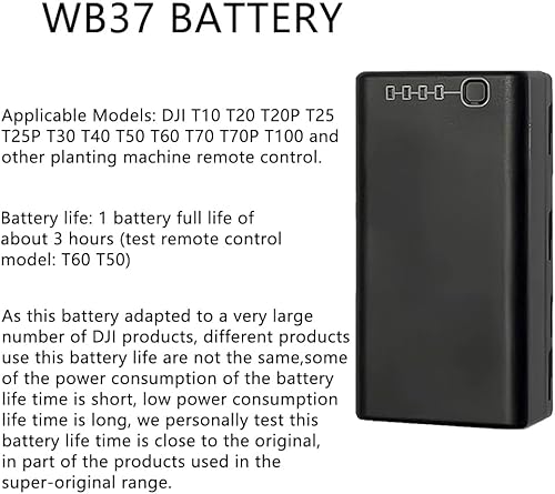 Miniatura 5 de WB37 Batería 7.6V 4920mAh para DJI Phantom 4 Rtk MG-1P T10 T20 T20P T25 T25P T30 T40 T50 T60 T70 T70P T100 FPV M210M300 Control remoto pantalla de