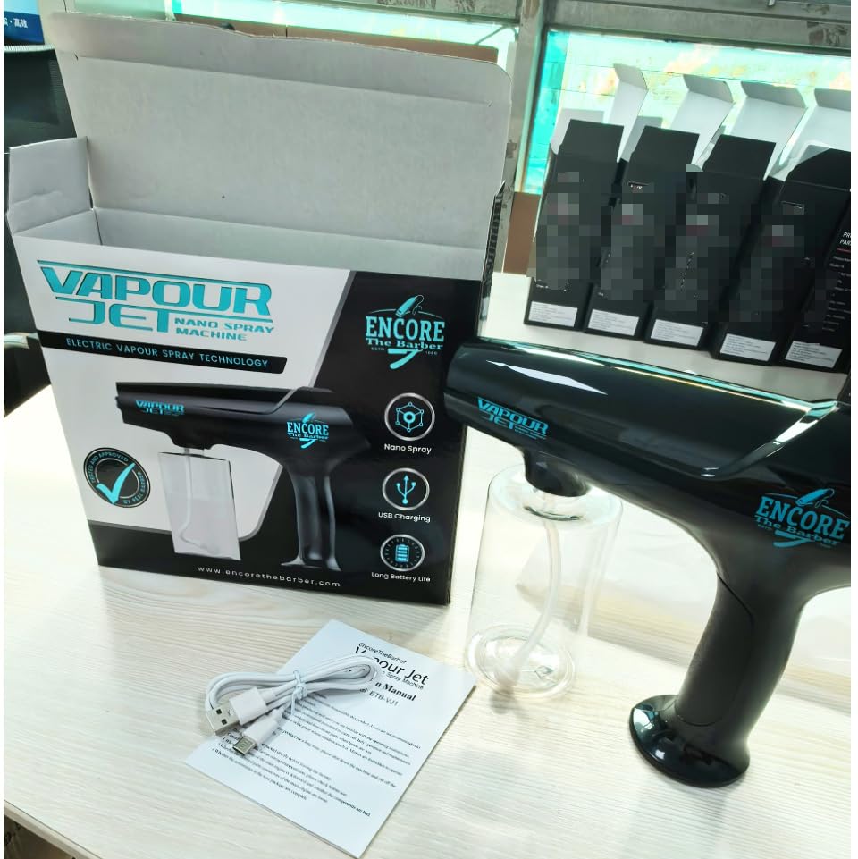 Amazon.com: Barber Spray Bottle Vapour Jet Nano Machine Water