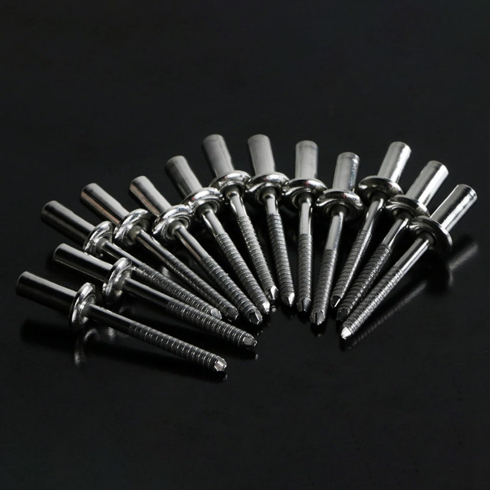 Rivets Aveugles En Aluminium Avec Grande Bride, Pop D'étanchéité 4.8x10-20mm 6.4x13-30mm Tête Plate Acier Inoxydable