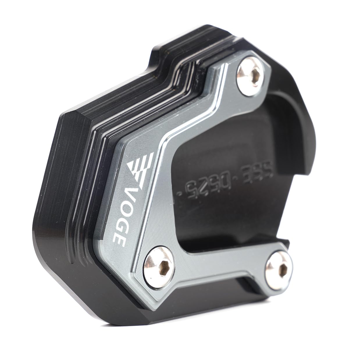 Piastra Supporto Laterale Estensione Cavalletto Moto Accessori per Voge Valico DS900X DS525X DSX525 DSX900 525 900 DSX 525dsx 900dsx VOGE 300 Rally 2024 2025 (Grigio)
