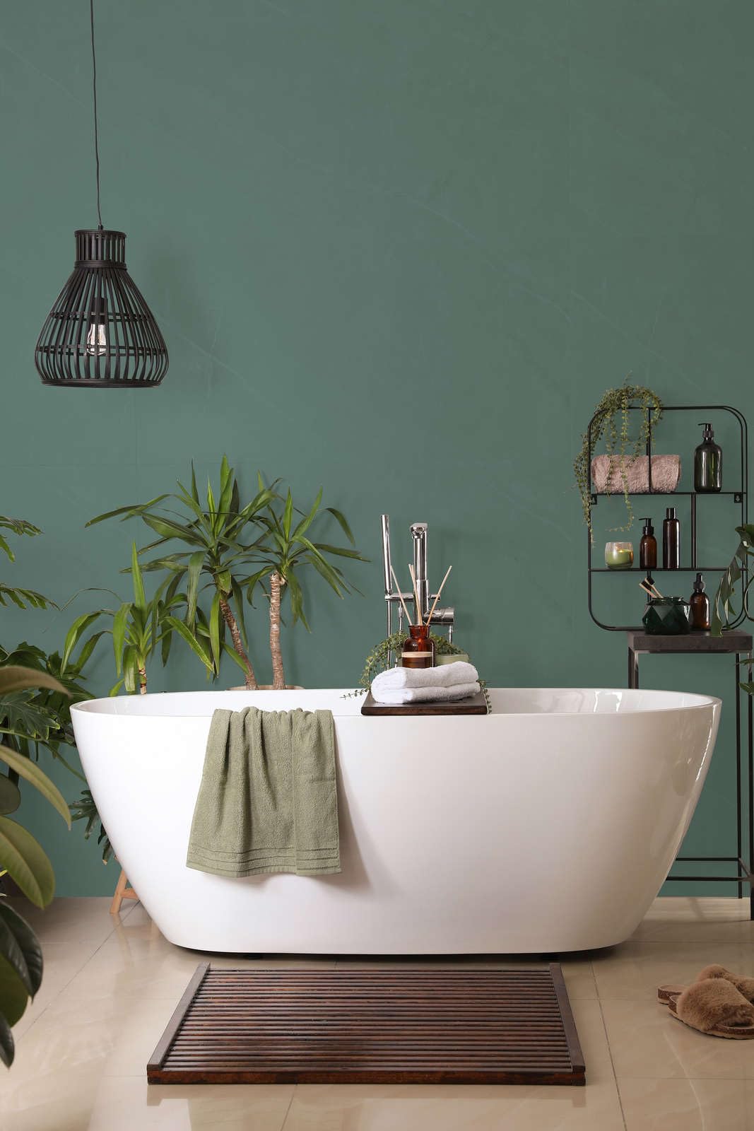 Peinture Murale New Walls – Sweet Sage NW403, Couleur Eucalyptus 1 L