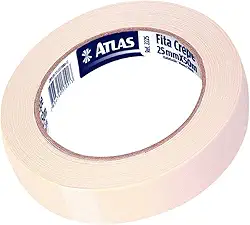 Atlas - Fita Crepe, Rolo de 25 mm x 50 Metros