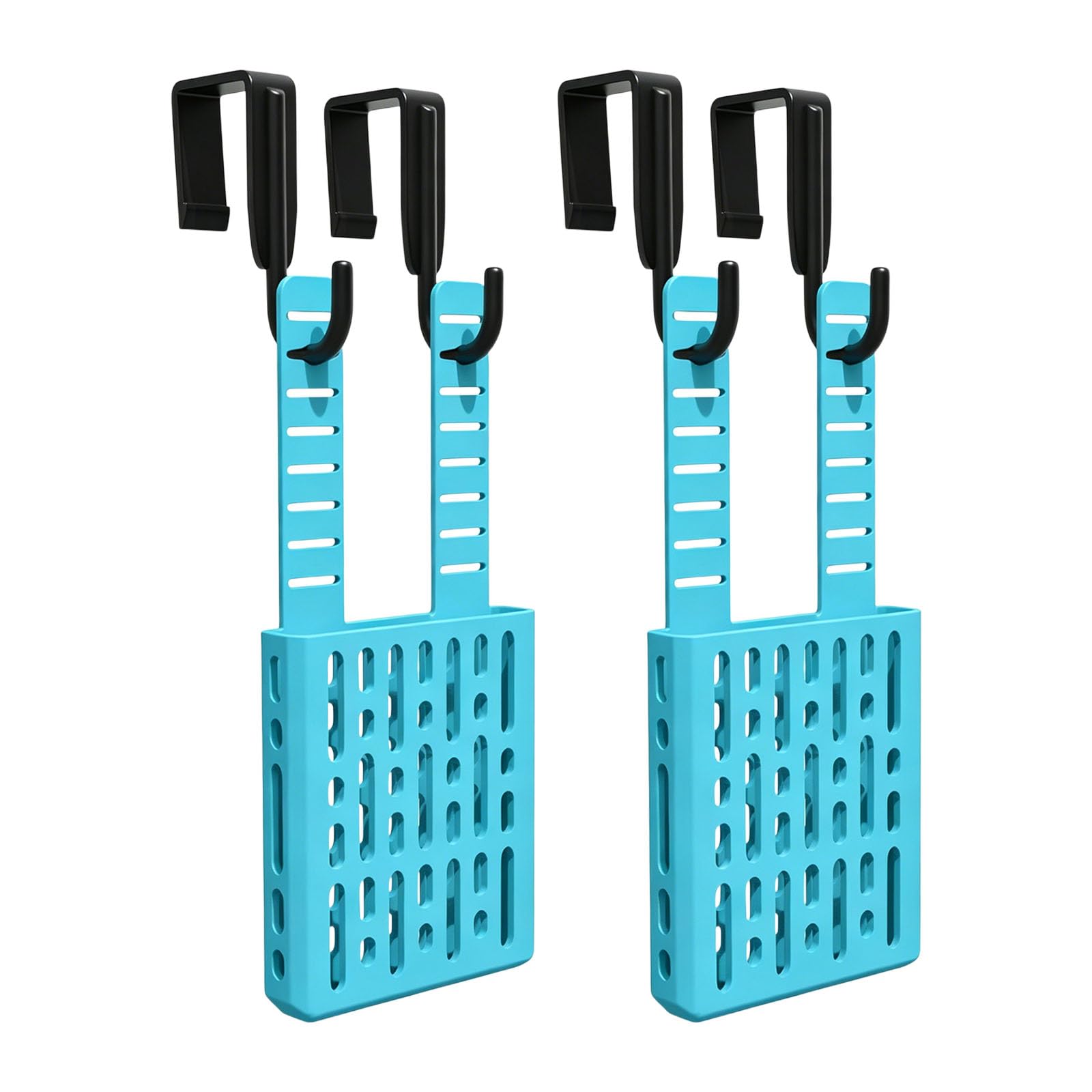 Mekalero Silicone Toilet Tanks Cleaning Tablet Holders, Decolor Bracket, Hanging Toilets Bowl Cleaner Carriers Cleaning Holders