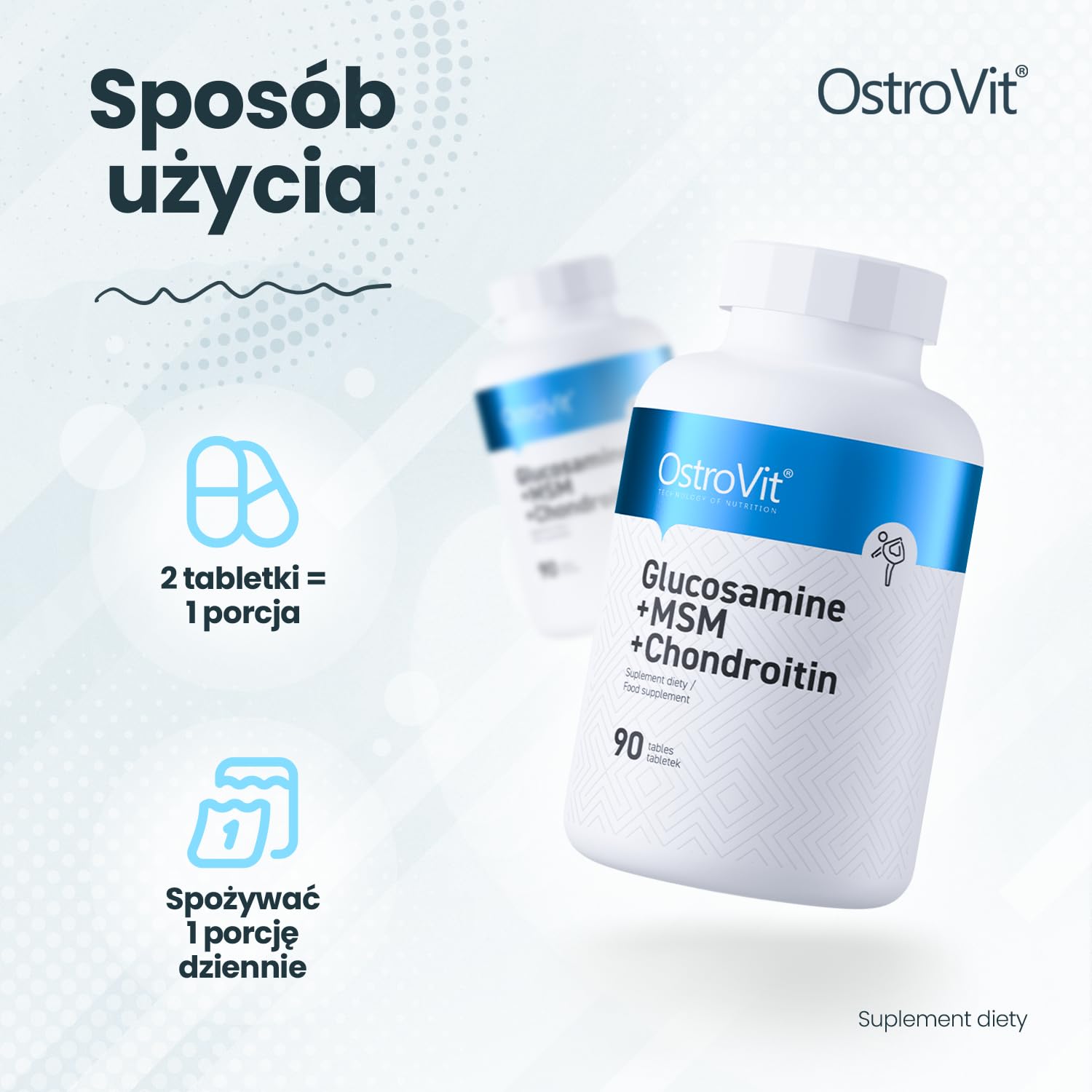 Glucosamine + MSM + Chondroïtine (90 tabletten)