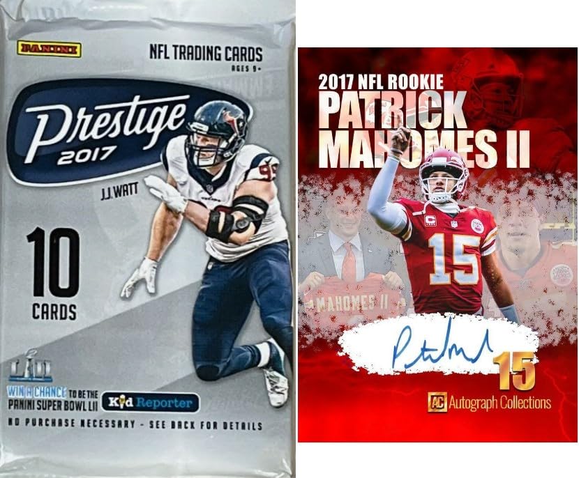 Amazon.com: 2017 Panini PRESTIGE Football Pack, 10 Cards, Chance
