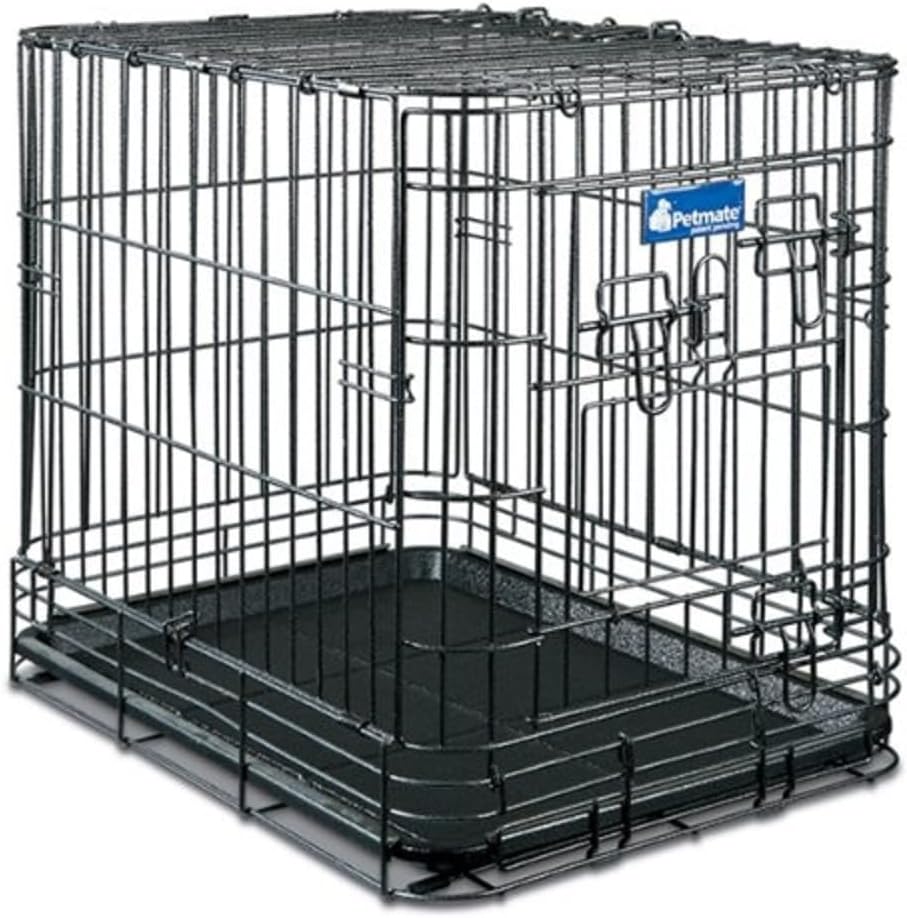 Petmate Deluxe Edition Wire Dog Kennel, Medium, 251/2 by 18 by 221/2