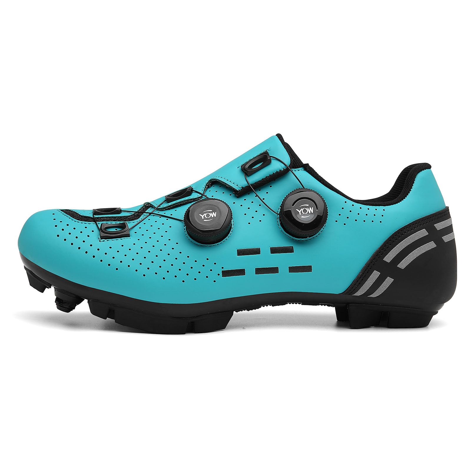 Mateju Zapatilla de Ciclismo Hombre Mujer, Colorido Transpirable Zapatillas Ciclismo Carretera MTB Compatibles con SPD/SPD-SL Lock System, Unisex Adulto Ciclismo Bicicleta Spinning