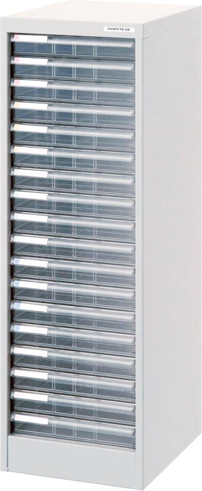 ナカバヤシ　アバンテV2 18段　書類収納キャビネット ホワイト　最終値下げ たのめーる】ナカバヤシ アバンテV2 フロアケース A4タテ 浅18段