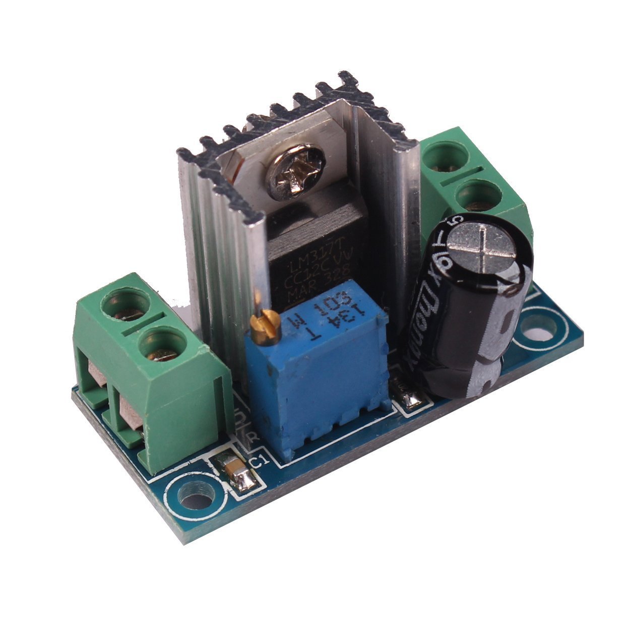 xcluma Lm317 Dc-Dc 4.2~40V to 1.2~37V 1.5A Converter Circuit Board Module