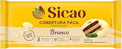 Cobertura Fracionada Barra Chocolate Branco Dia a Dia 1,01Kg - Sicao