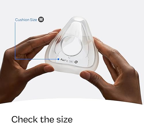Vista 7 de ResMed Cojín AirFit F20 – Reemplazo de cojín de máscara CPAP de cara completa – Accesorios CPAP – Mediano