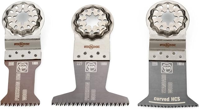 FEIN 35222967080 Starlock Wood E-Cut Combo Set 3piece, Orange