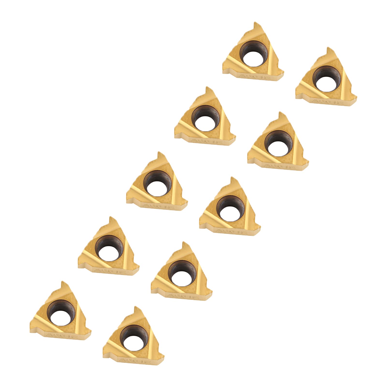 ZJchao Inserts de Filetage de, Inserts en Carbure Tourning Tenders d'outils 10pcs 11ir A60 CNC Carbide Turning for Externe/Internal Thread
