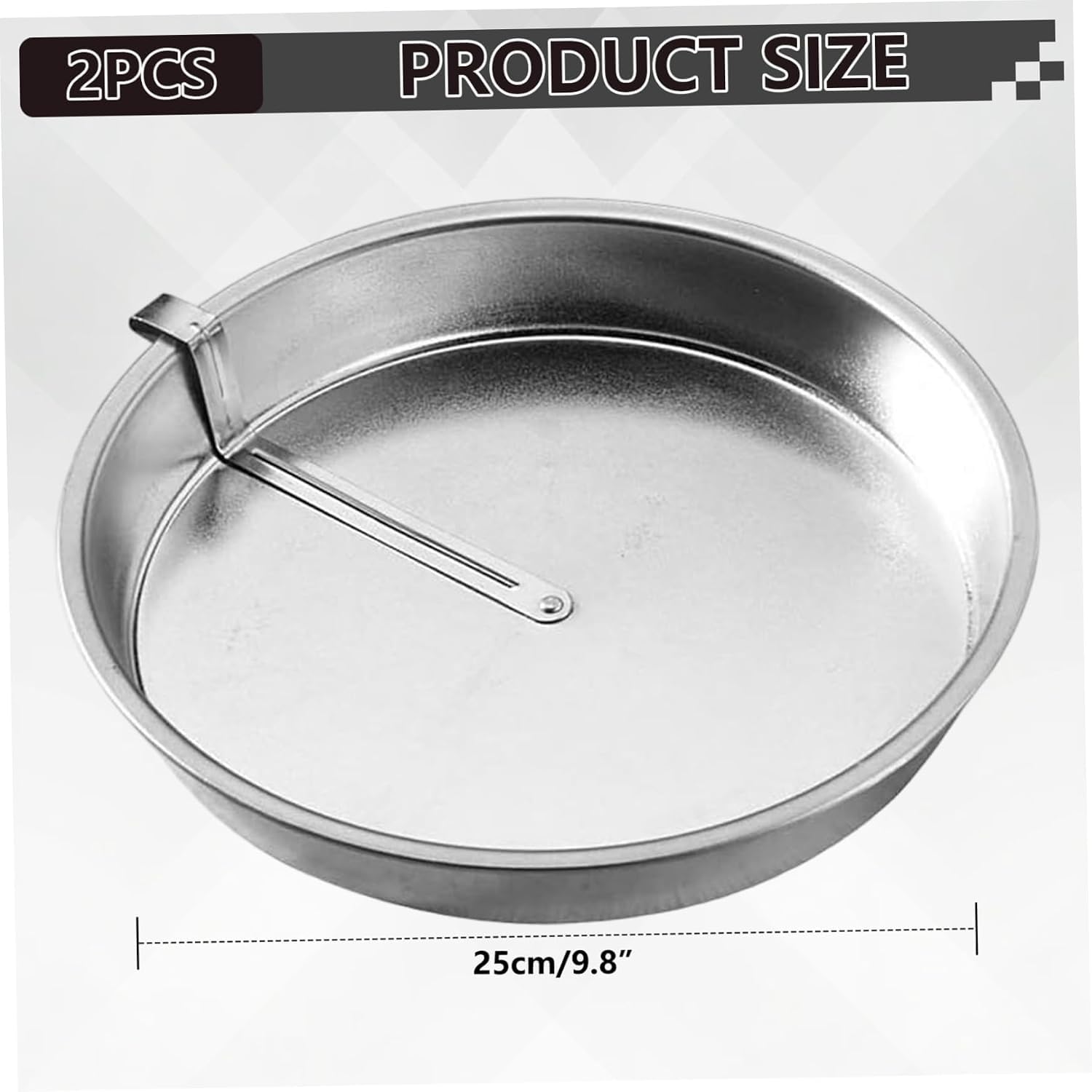 2 Runde Kuchenformen (23 cm Durchmesser), Antihaftbeschichtet, Leicht Zu Lösen, Mit Integriertem Drehteller, Robust Und Leicht Zu Reinigen – Ideal Für Die Küche.