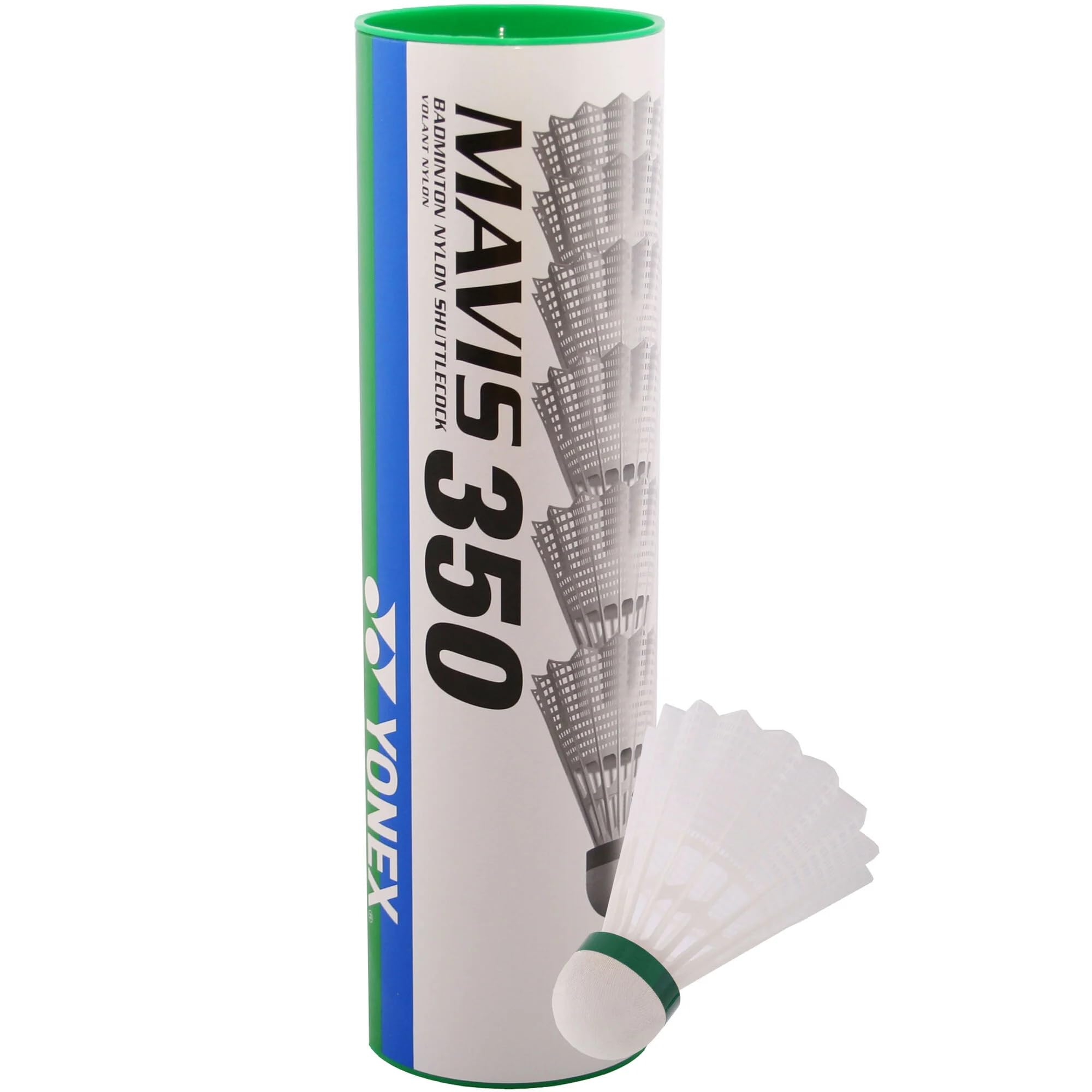 Yonex Mavis 350 Badminton Topu, 6 Parçalı Kutu, Beyaz, Tek Boy, 187015