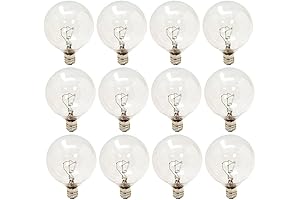 Ge Decorative Globe Light Bulbs 40 Watt Candelabra Base 4 Pack